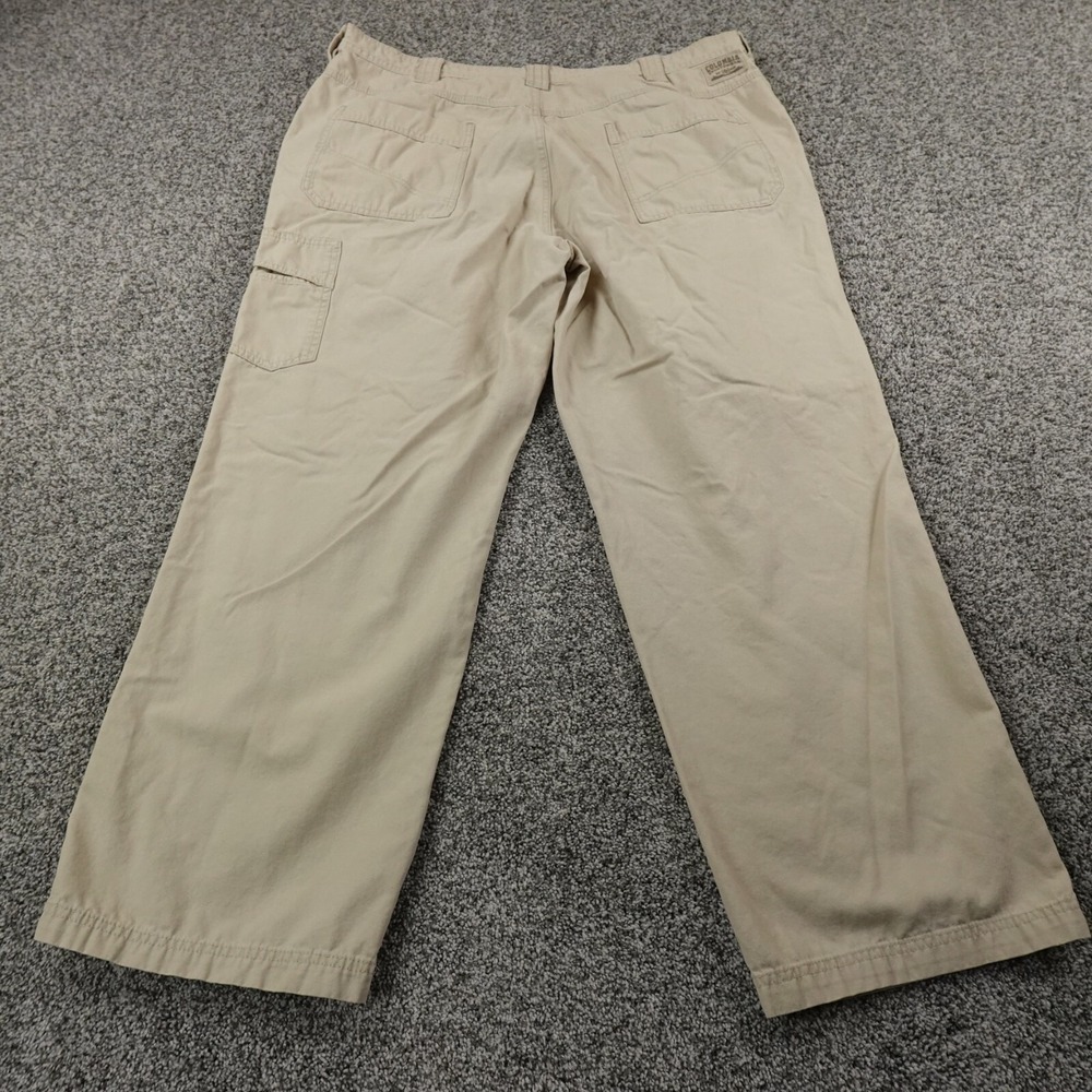 Columbia Pants Mens 40X30 Beige Tan Cargo Chino Omnishield Outdoor Hiking Trail - Picture 11 of 14